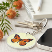 Porte-clés Porte - clé papillon orange (Devant droit)