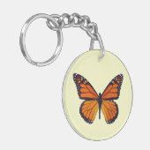 Porte-clés Porte - clé papillon orange (Devant gauche)