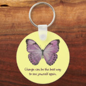 Porte-clés Porte - clé papillon pourpre (Recto)