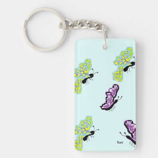 Porte-clés Porte - clé /Papillons (Devant)