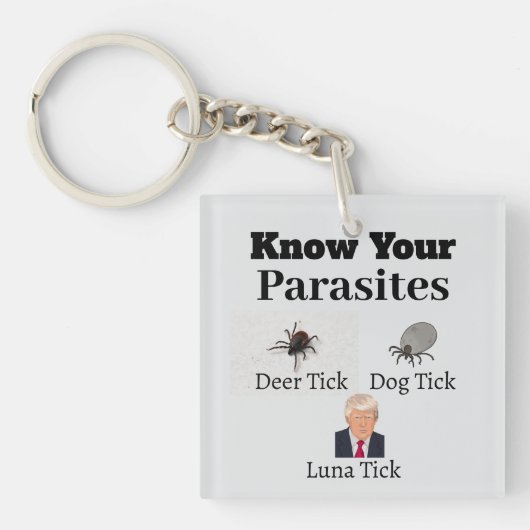 Porte-clés Porte - clé parasites (Devant)