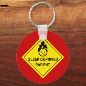 Porte-clés Porte - clé parent privé du sommeil (Recto)