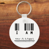 Porte-clés Porte - clé - Pas un Étiquette (Recto)
