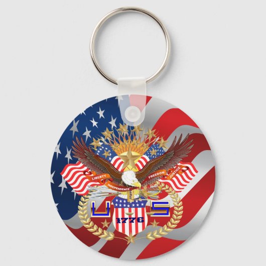 Porte-clés Porte - clé patriotique (Recto)