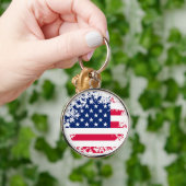 Porte-clés Porte - clé patriotique (Main)