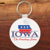 Porte-clés Porte - clé patriotique de l'Iowa (Recto)