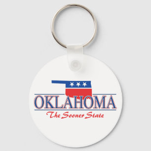 Porte-clés Porte - clé patriotique de l'Oklahoma