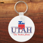 Porte-clés Porte - clé patriotique de l'Utah (Recto)