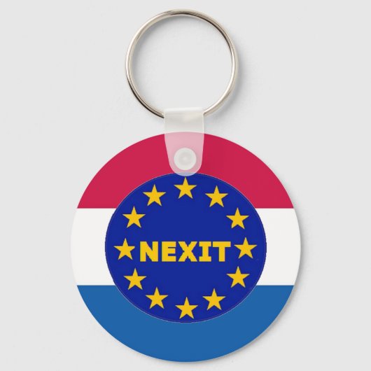 Porte-clés Porte - clé Pays-Bas Drapeau UE sortie (Recto)