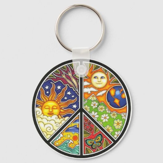 PORTE-CLÉS PORTE - CLÉ PEACE (Recto)