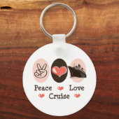 Porte-clés Porte - clé Peace Love Cruise (Recto)