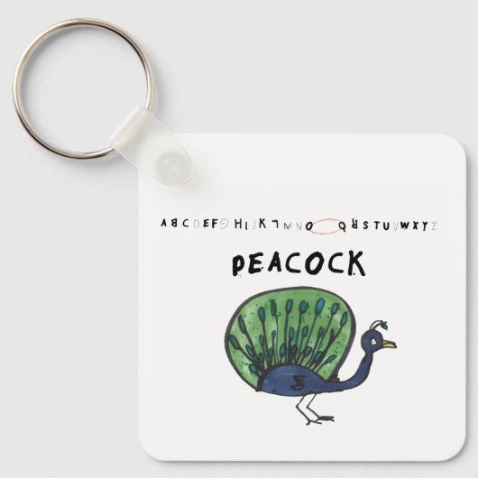 Porte-clés Porte - clé Peacock (Recto)