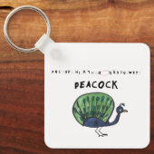 Porte-clés Porte - clé Peacock (Recto)