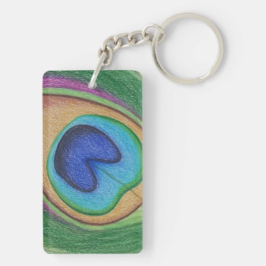 Porte-clés Porte - clé Peacock (Dos)