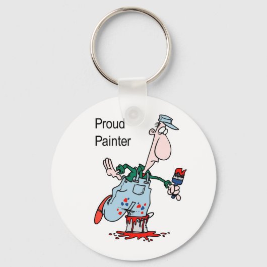 Porte-clés Porte - clé peintre (Recto)