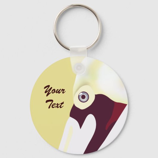 Porte-clés Porte - clé pélican perceptif (Recto)