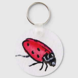 Porte-clés Porte - clé Pendentif personnalisé Red Ladybug Art