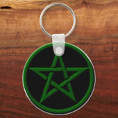 Porte-clés Porte - clé Pentagramme vert (Recto)