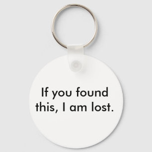 Porte-clés Porte - clé perdu et trouvé