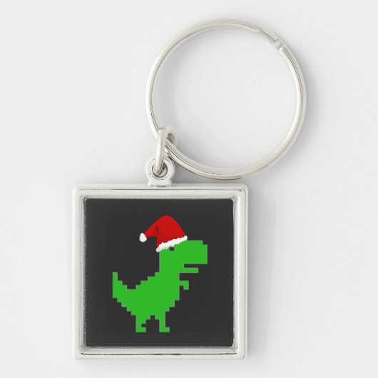 Porte-clés porte - clé père Noël trex (Devant)