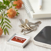 Porte-clés Porte - clé personnalisable de bande de cassette r (Côté)