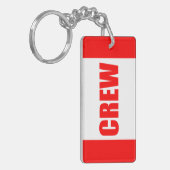 Porte-clés Porte - clé personnalisable de "équipage" de (Devant gauche)
