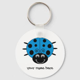 Porte-clés Porte - clé personnalisable de Ladybug bleu