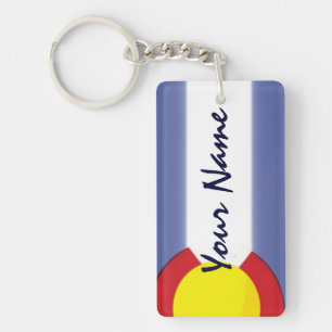Porte-clés Porte - clé personnalisable de souvenir de drapea