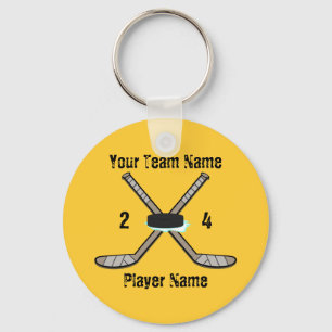 Porte-clés Porte - clé personnalisable d'hockey
