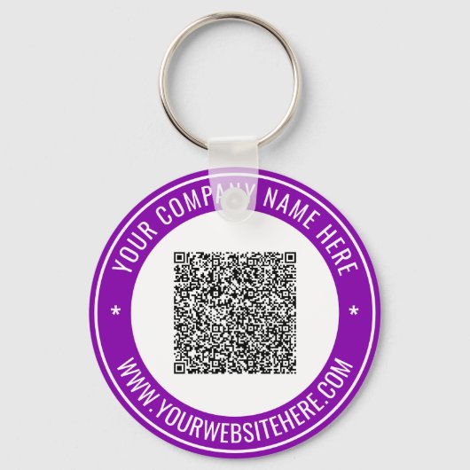 Porte-clés Porte - clé personnalisé avec votre code et votre (Recto)