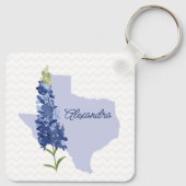 Porte-clés Porte - clé personnalisé Bluebonnet Texas (Dos)