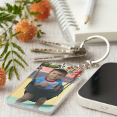 Porte-clés Porte - clé personnalisé de photo (Devant droit)