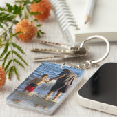 Porte-clés Porte - clé personnalisé de photo (Devant droit)