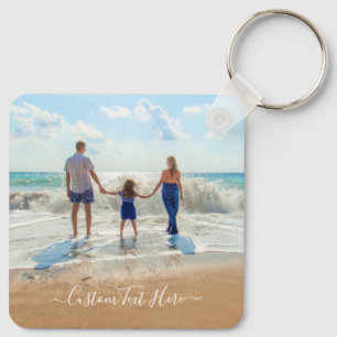 Porte-clés Porte - clé personnalisé de photos et de texte