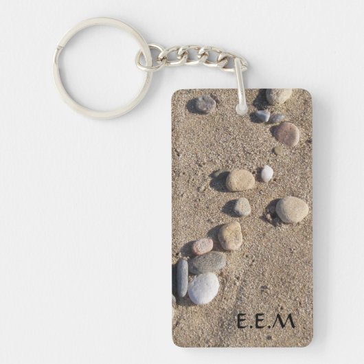 Porte-clés Porte - clé personnalisé de plage (Devant)