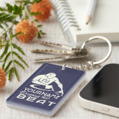 Porte-clés porte - clé personnalisé DJ (Devant droit)