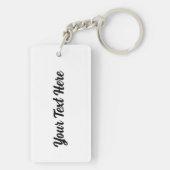 Porte-clés Porte - clé personnalisé du lac Léman (Dos)