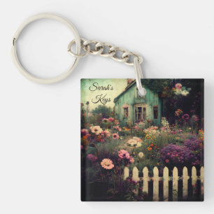 Porte-clés Porte - clé personnalisé Floral Design personnalis