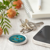 Porte-clés Porte - clé personnalisé Kokopelli Sun (Côté)