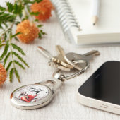 Porte-clés Porte - clé personnalisé Pays Bois Clé de mon orei (Côté )