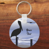 Porte-clés Porte - clé personnalisé Pelican Ocean Shoreline (Recto)