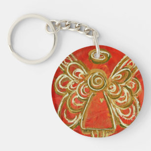 Porte-clés Porte - clé personnalisé Red Guardian Angel