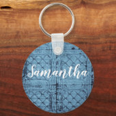 Porte-clés Porte - clé personnalisé Rustic Tin Panel Ceiling (Recto)