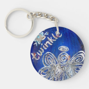 Porte-clés Porte - clé personnalisé Twinkle Guardian Angel