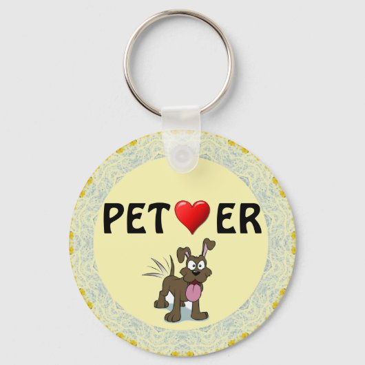 Porte-clés Porte - clé Pet Lover (Recto)