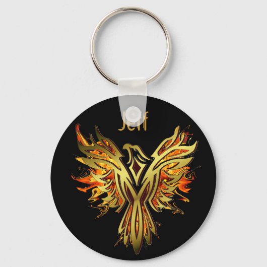 Porte-clés Porte - clé phénix flamboyant (Recto)