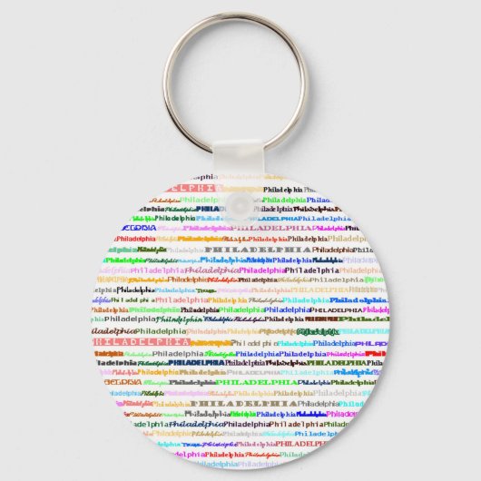 Porte-clés Porte - clé Philadelphie (Recto)