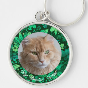 Porte-clés Porte - clé photo Amoureux des chats personnalisé
