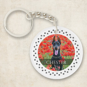 Porte-clés Porte - clé photo de chien - Gardien de chien pers