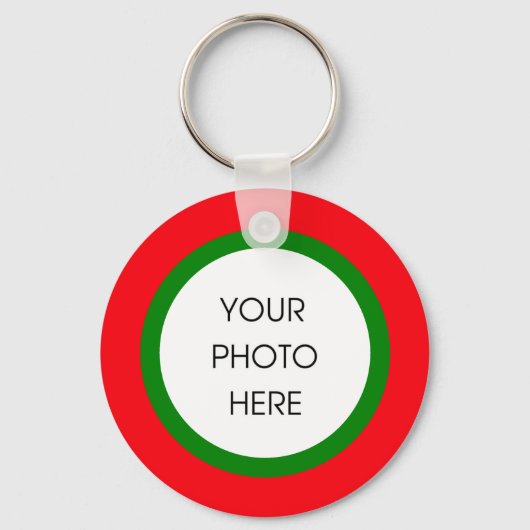 Porte-clés Porte - clé photo de Noël (Recto)